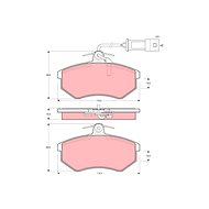 TRW Brake Pads GDB404 - Brake Pads