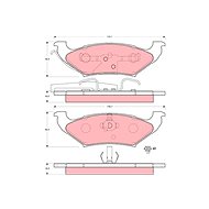 TRW Brake Pads GDB4045 - Brake Pads