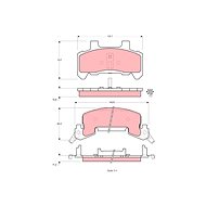 TRW Brake Pads GDB4052 - Brake Pads