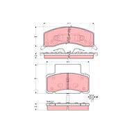 TRW Brzdové destičky GDB4066 - Brake Pads