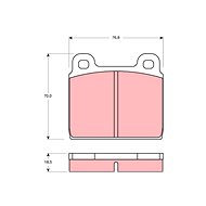 TRW Brake Pads GDB407 - Brake Pads