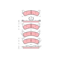 TRW Brake Pads GDB4094 - Brake Pads