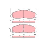 TRW Brzdové destičky GDB4103 - Brake Pads