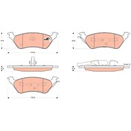 TRW Brzdové destičky GDB4130 - Brake Pads