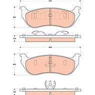 TRW Brake Pads GDB4132 - Brake Pads