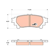 TRW Brzdové destičky GDB4174 - Brake Pads