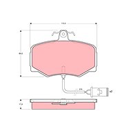 TRW Brake Pads GDB421 - Brake Pads