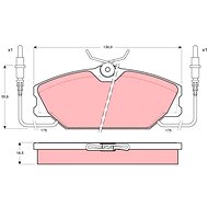 TRW Brake Pads GDB425 - Brake Pads