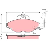TRW Brake Pads GDB428 - Brake Pads