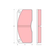TRW Brzdové destičky GDB429 - Brake Pads
