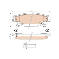 TRW Brake Pads GDB4452 - Brake Pads