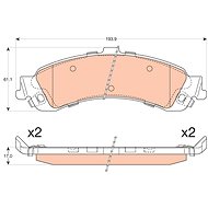 TRW Brake Pads GDB4454 - Brake Pads