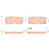 TRW Brake Pads GDB4455 - Brake Pads