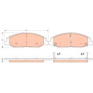 TRW Brake Pads GDB4457 - Brake Pads
