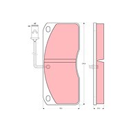 TRW Brzdové destičky GDB453 - Brake Pads