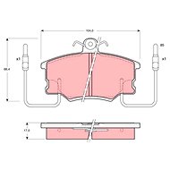 TRW Brake Pads GDB464 - Brake Pads