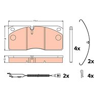 TRW Brzdové destičky GDB5005 - Brake Pads