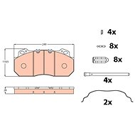 TRW Brzdové destičky GDB5019 - Brake Pads