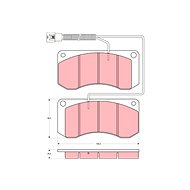 TRW Brzdové destičky GDB5052 - Brake Pads