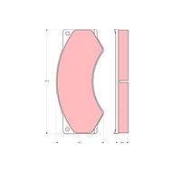 TRW Brzdové destičky GDB5053 - Brake Pads