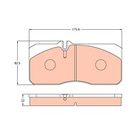 TRW Brzdové destičky GDB5059 - Brake Pads