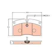 TRW Brzdové destičky GDB5064 - Brake Pads