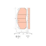 TRW Brzdové destičky GDB5065 - Brake Pads