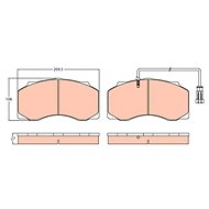 TRW Brzdové destičky GDB5070 - Brake Pads
