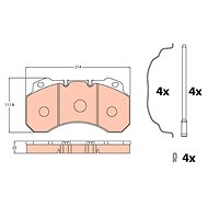 TRW Brzdové destičky GDB5071 - Brake Pads