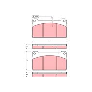 TRW Brzdové destičky GDB5075 - Brake Pads