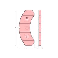TRW Brzdové destičky GDB5078 - Brake Pads