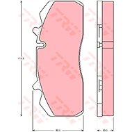 TRW Brzdové destičky GDB5083 - Brake Pads
