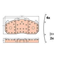 TRW Brzdové destičky GDB5086 - Brake Pads