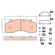 TRW Brzdové destičky GDB5090 - Brake Pads