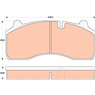 TRW Brzdové destičky GDB5100 - Brake Pads