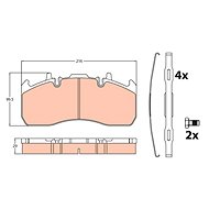 TRW Brzdové destičky GDB5102 - Brake Pads