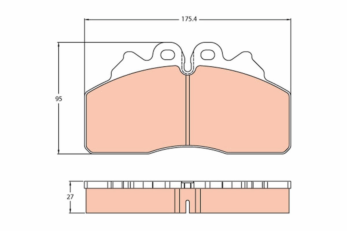 TRW Brzdové destičky GDB5113 - Brake Pads