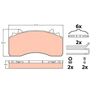 TRW Brzdové destičky GDB5114 - Brake Pads