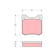TRW Brake Pads GDB550 - Brake Pads