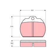 TRW Brake Pads GDB591 - Brake Pads