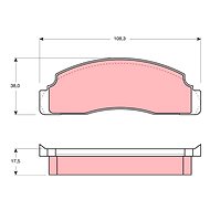 TRW Brake Pads GDB624 - Brake Pads