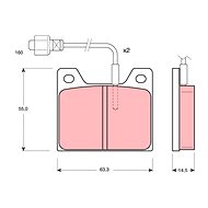 TRW Brake Pads GDB627 - Brake Pads