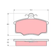 TRW Brake Pads GDB628 - Brake Pads