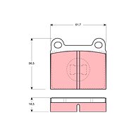 TRW Brzdové destičky GDB663 - Brake Pads