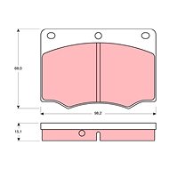 TRW Brake Pads GDB674 - Brake Pads
