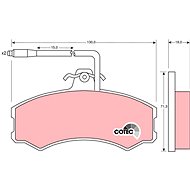 TRW Brzdové destičky GDB695 - Brake Pads