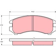 TRW Brake Pads GDB731 - Brake Pads