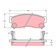 TRW Brake Pads GDB732 - Brake Pads