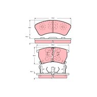 TRW Brake Pads GDB735 - Brake Pads