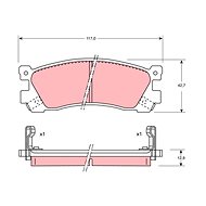 TRW Brake Pads GDB746 - Brake Pads